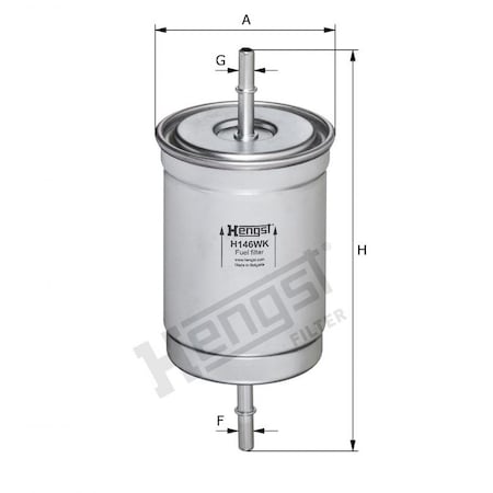 Hengst Fuel Filter, H146Wk H146WK